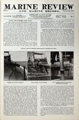 Marine Review (Cleveland, OH), 23 Jul 1903