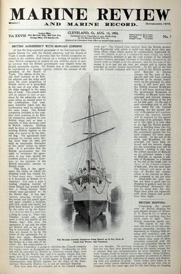 Marine Review (Cleveland, OH), 13 Aug 1903