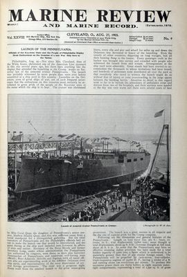 Marine Review (Cleveland, OH), 27 Aug 1903