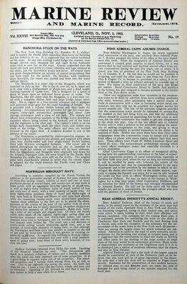 Marine Review (Cleveland, OH), 5 Nov 1903