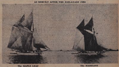 Esplanade Fire and some of Its Phoenixes: Schooner Days CCCCLV (455)