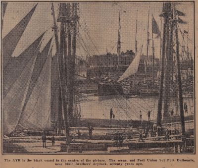 Patrons of Port Union - &quot;CALEDONIA&quot; built there: Schooner Days DXLII (542)