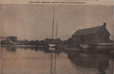 Penetrating Port Credit at High Water: Schooner Days DXCV (595)