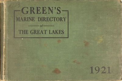 Green's Marine Directory of the Great Lakes, 1921