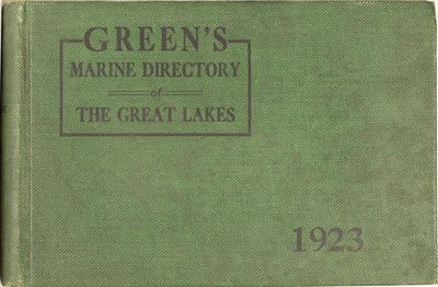 Green's Marine Directory of the Great Lakes, 1923