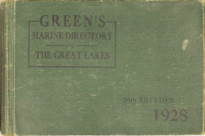 Green's Marine Directory of the Great Lakes, 1928