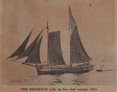 DEFIANCE Ends at Long Last: Schooner Days DCXXXIV (634)