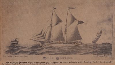 When &quot;BELLE SHERIDAN's&quot; luck ran out: Schooner Days DCCLXX (770)