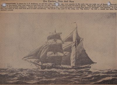 When Roarin' Roberts Carried Red Iron Ore: Schooner Days DCCXCVIII (798)