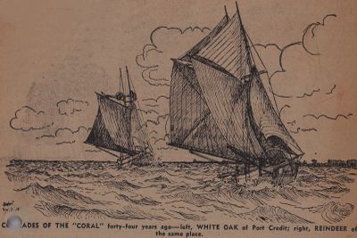 Port Credit Postcard: &quot;Of Her Bones Are Coral Made&quot;: Schooner Days DCCCXCVII (897)