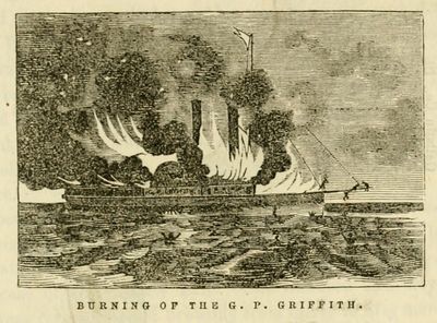 Burning of the G. P. Griffith