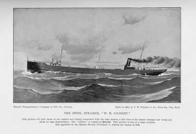 The Steel Steamer, &quot;W. H. Gilbert.&quot;