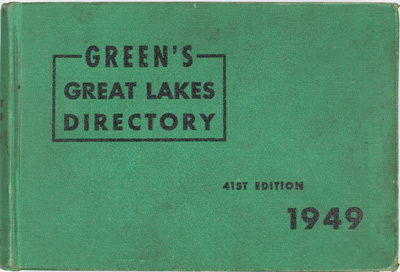 Green's Great Lakes Directory, 1949