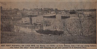 Beehive on Lake Erie: Schooner Days CMXXXIV (934)