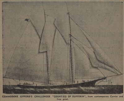 &quot;Left Cobourg at Noon&quot; May 28,1876: Schooner Days MCXXXVI (1136)