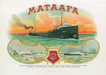 Wreck of MATAAFA cigar box cover