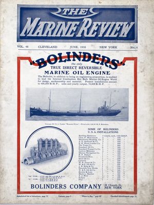 Marine Review (Cleveland, OH), June 1916