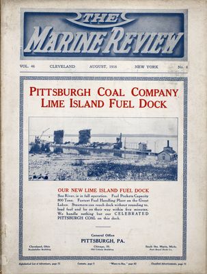 Marine Review (Cleveland, OH), August 1916