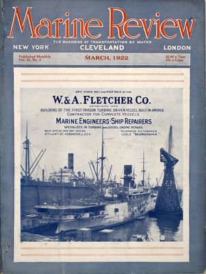 Marine Review (Cleveland, OH), March 1922