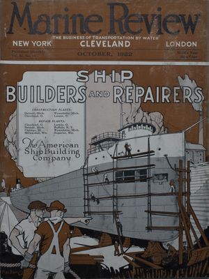 Marine Review (Cleveland, OH), October 1922