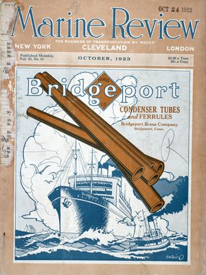 Marine Review (Cleveland, OH), October 1923