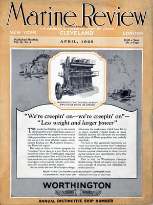 Marine Review (Cleveland, OH), April 1925