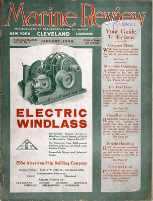 Marine Review (Cleveland, OH), January 1926