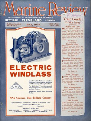 Marine Review (Cleveland, OH), May 1926