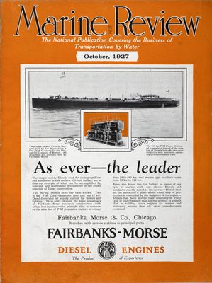 Marine Review (Cleveland, OH), October 1927