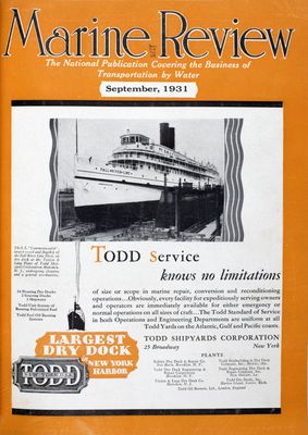 Marine Review (Cleveland, OH), September 1931