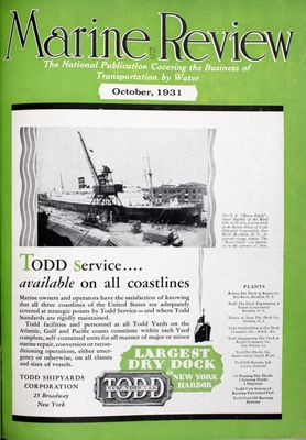 Marine Review (Cleveland, OH), October 1931