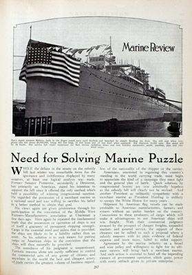 Marine Review (Cleveland, OH), August 1923