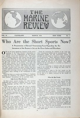 Marine Review (Cleveland, OH), March 1916