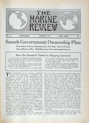 Marine Review (Cleveland, OH), August 1915