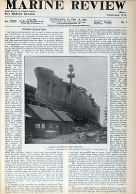 Marine Review (Cleveland, OH), 18 Feb 1904