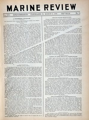 Marine Review (Cleveland, OH), 8 Mar 1900