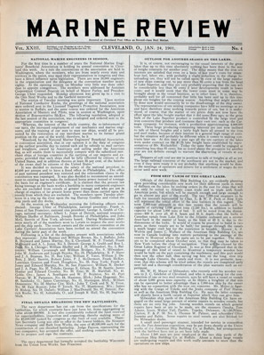 Marine Review (Cleveland, OH), 24 Jan 1901