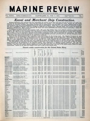 Marine Review (Cleveland, OH), 7 Feb 1901