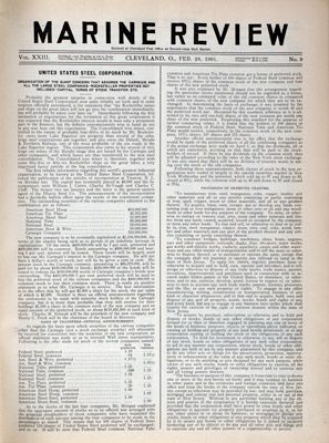 Marine Review (Cleveland, OH), 28 Feb 1901