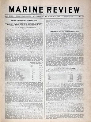 Marine Review (Cleveland, OH), 7 Mar 1901