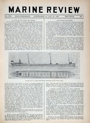 Marine Review (Cleveland, OH), 25 Jan 1900