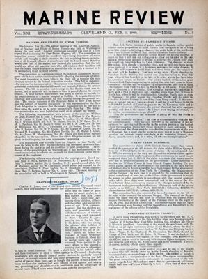 Marine Review (Cleveland, OH), 1 Feb 1900