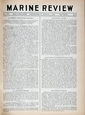 Marine Review (Cleveland, OH), 1 Mar 1900