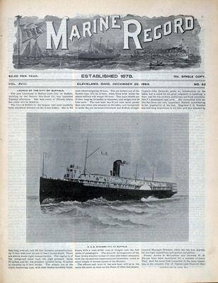 Marine Record (Cleveland, OH), December 26, 1895