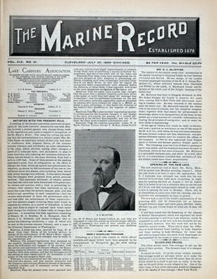 Marine Record (Cleveland, OH), July 30, 1896