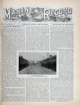 Marine Record (Cleveland, OH), August 6, 1896