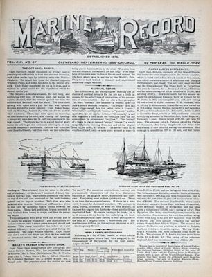 Marine Record (Cleveland, OH), September 10, 1896