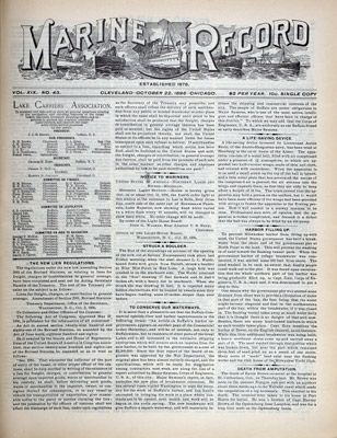 Marine Record (Cleveland, OH), October 22, 1896