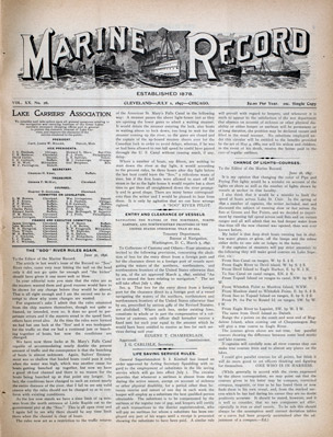 Marine Record (Cleveland, OH), July 1, 1897