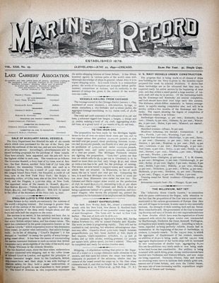 Marine Record (Cleveland, OH), June 22, 1899